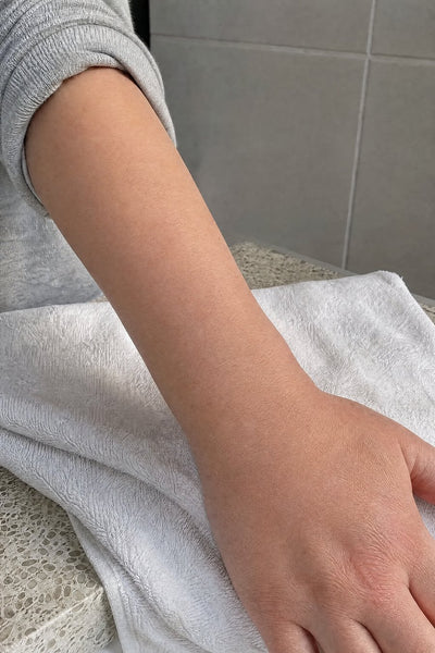 Forearms after the shower — week 2