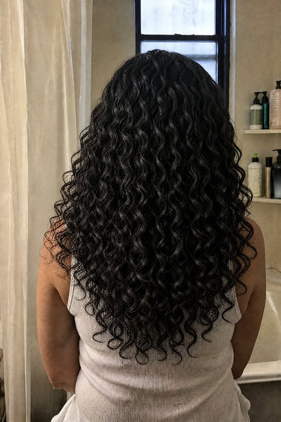 The curls come back — week 6