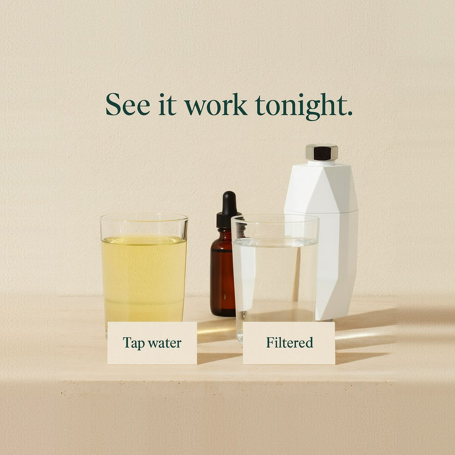Drop test: tap water vs filtered water